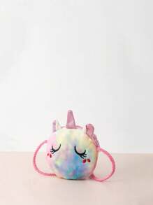 Niñas Bolso bandolera de color combinado con dibujos animados - Multicolor - Ver 7