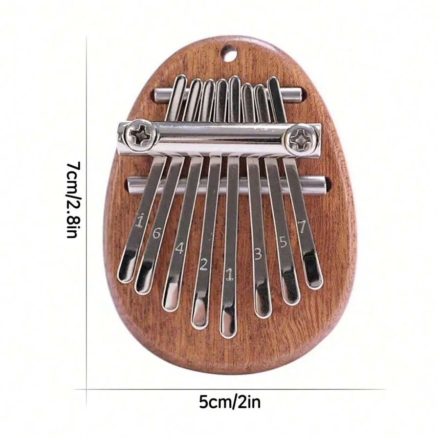 [Customized]8Key Mini Kalimba Thumb Piano, Marimba Musical Instrument