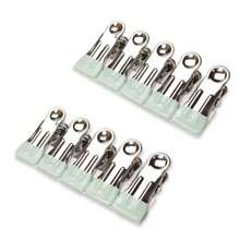 2,16 Zoll schwere Metall-Wäscheklammern 10/20/30 Packungen, Wäscheklammern für Fototrocknen, Wäscheleine, Wäsche, Socken, Beutel-Clips für Lebensmittel, Küche, Edelstahl mit Gummi, 6 Farben, Marke: Cowdro