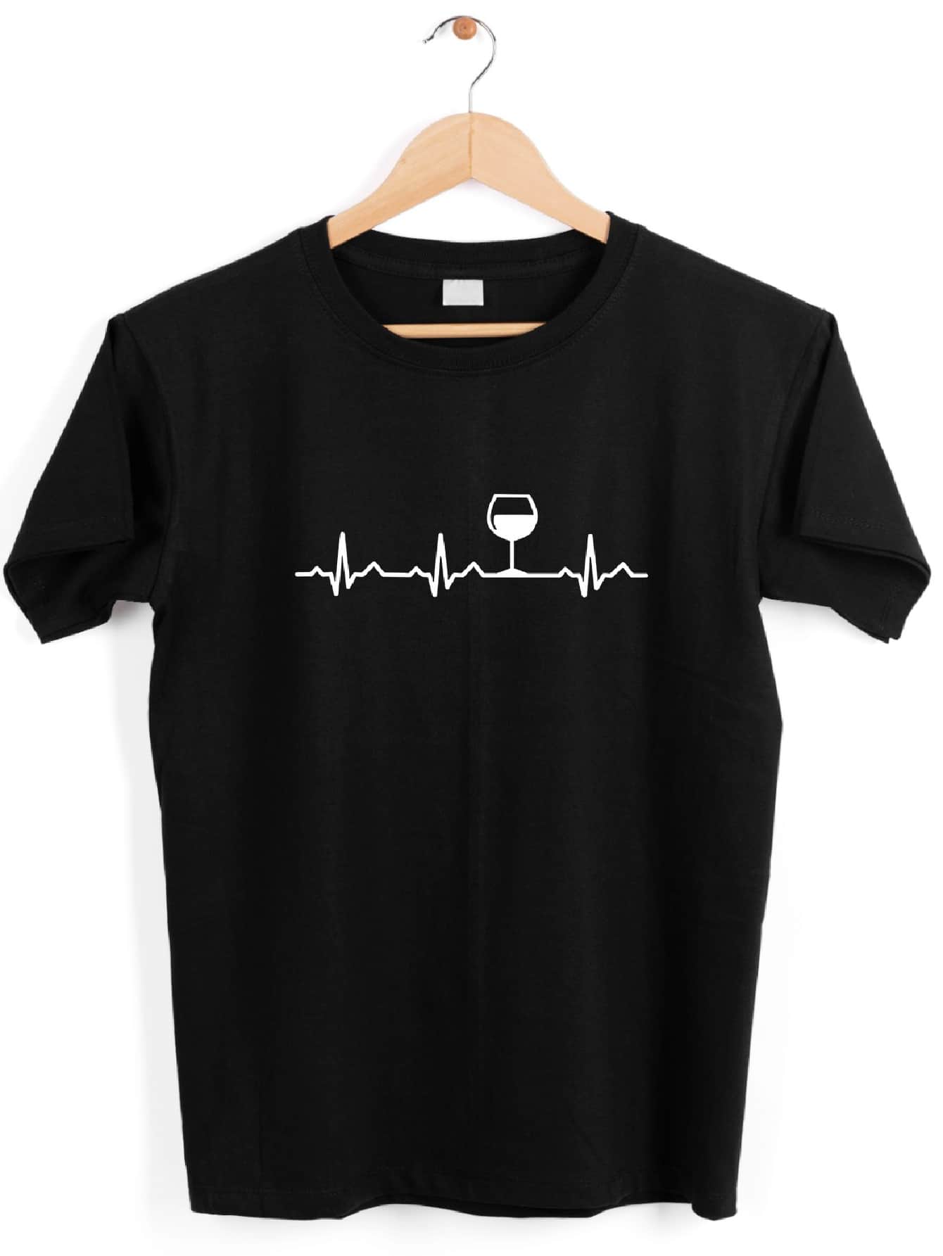 Men T-Shirts - 黑色 - 查看 1