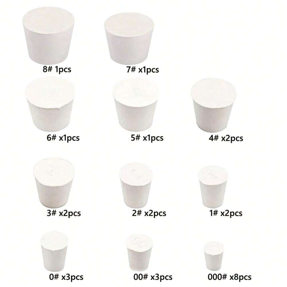 Rubber Stopper Conical Bottle Stopper Silicone Plug Test Tube Stopper