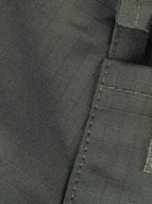 Pantalones tácticos para hombres, ropa de trabajo resistente a la abrasión para todo clima, pantalones cortos de entrenamiento con múltiples bolsillos y diseño repelente al agua - Verde militar - Ver 4