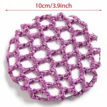 New Style Diamond-Free Braided Hairnet For Flight Attendants, Nurses, Dancers And Other Professionals, Hair Bun Covering Accessory,Hair Accessories