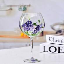Hand-Painted Glass Wine Glass, Colorful Goblet For Wine Tasting And Home Use - 640ml/21.64oz - View 9