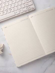 1入組A5大理石紋筆記本帶鬆緊帶，不含筆 - A5 - 查看 6