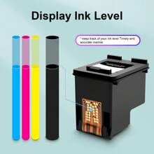 Lulu Ink 650 XL 再生墨盒兼容 650 650XL 和 Deskjet 1015 1515 2515 2545 2645 3515 - 黑色+彩盒墨盒 - 查看 3