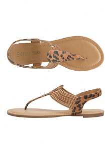 Women's Elastic Strappy String Thong Ankle Strap Summer Gladiator Sandals - 彩色 - 查看 3