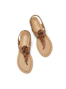 Women's Elastic Strappy String Thong Ankle Strap Summer Gladiator Sandals - 彩色 - 查看 4