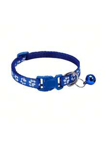 Collares reflejantes para mascotas (gatos y perros) con lazo ajustable en forma de campana, correa universal