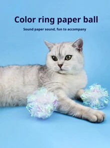 Colorful Feather Painted Iron Cage Pet Cat Toys - Realistic Mouse Shaped Rollers And Caged Mice, Interactive Toys For Cats