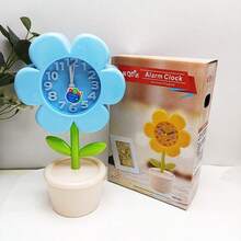 Decoración de mesa de escritorio/mesita de noche con forma de flor de plástico - multicolor - Ver 6