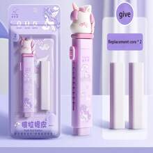 2pcs Kawaii Koala Push-Pull Rubber Erasers, Traceless & Crumb-Free Cartoon Eraser,Back To School - Leave No Trace Eraser - View 7