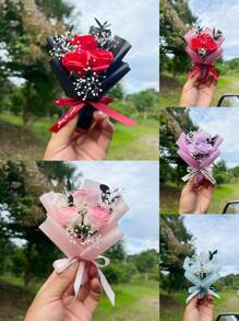 1 Set 3-Head Rose Series Car Air Freshener - one-size - View 5