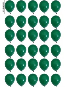 Kit de guirnalda de arco de globos verdes oscuros y dorados de 109 piezas, globo metálico de color verde esmeralda oscuro cazador forestal salvia verde y oro para decoraciones de fiestas de cumpleaños, bodas y safari en la selva - Multicolor - Ver 6