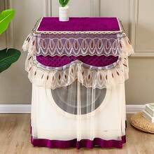 Washing Machine Cover, Drum Washing Machine Laundry Cubic Meter Cover, Washing Machine Cabinet Cover - Multicolor - View 4