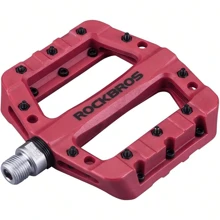 ROCKBROS MTB Pedals Lightweight Nylon Fiber Anti-Slip Bicycle Platform Pedals For Mountain Bike BMX 9/16 Durable Cycling Pedals