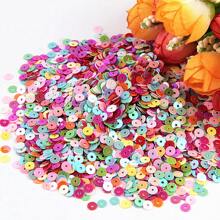 20g Paillettes Sequin 4mm AB & Silver Base Mix Colors Pvc Round Sequins Loose Sequins Paillettes Glitter For Jewelry Making Diy Sewing Craft