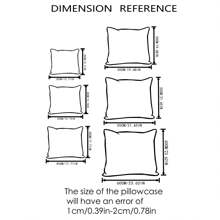 1入組單色坐墊套，不帶內芯，柔軟人造兔毛大條紋坐墊套，適用於客廳沙發 - 米色 - 查看 3