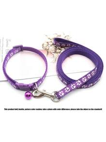 Collares reflejantes para mascotas (gatos y perros) con lazo ajustable en forma de campana, correa universal