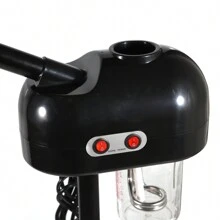 YUNRUX Vaporizador facial Dispositivo de vapor Sauna facial, Máquina pulverizadora para el cuidado facial SPA, Humidificador Vaporizador de ozono, 1 cabezal, altura ajustable para salón/hogar/estudio de cosmética