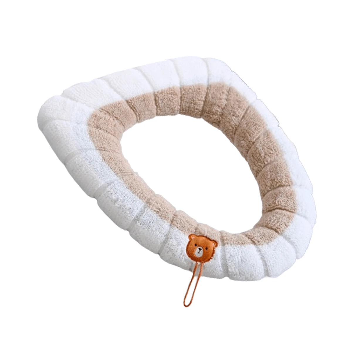 马桶座和浴缸贴纸 浴室装饰 - 米色 - 查看 1