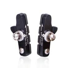 Pastillas de freno de goma ZTTO para bicicletas de carretera, pastillas de goma reemplazables con bloques de concha de CNC para frenos C en llantas de aleación de aluminio con rueda de fricción - Multicolor - Ver 12
