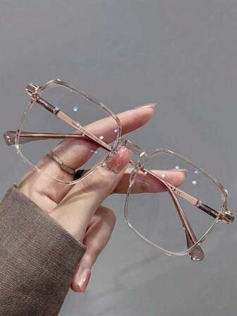 1 st Lätta Glasögon Dam Herr Överdimensionerade Optiska Bågar Ögonskydd Ultralätta Glasögon Kontorsdatorglasögon Klara Glasögontillbehör