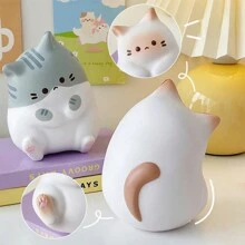 Phim hoạt hình PU Coco Cat phục hồi chậm, giải nén, chữa lành và giải phóng Búp bê nhỏ trang trí văn phòng Quà tặng sáng tạo Coco Cat Pinch Music 1pc - Đồ chơi giải nén - Xem 5