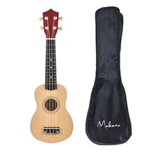 Ukulele Acústico Soprano Com Capa + Afinador E 3 Palhetas Makanu - Marrom - Visão 2