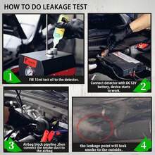 Kumore KMC01 Smoke Leak Detector Evap Diagnostic Leak Test Smoke Machine For Car - 黑紅色 - 查看 11