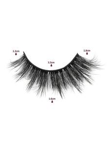 MAGEFY 7 Pairs Of Natural Cross Full False Eyelashes,Thick Curling Fluffy Eyelashes For Party Use Manga Eyelashes, Travel Essentials - Black - View 5