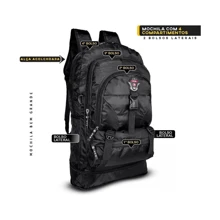 Men Functional Backpacks - 黑色 - 查看 8