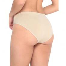 Pantaleta Dama Corte Frances calzón ropa interior Sexy Body Siluette Modelo 2525 - Beis - Ver 3