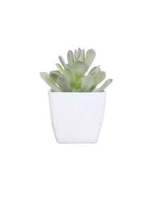 1盆仿真植物/6盆套装，适用于家居门廊、卧室、浴室、书架、窗台，迷你可爱，适合派对装饰、情人节，也可作为礼物赠送。 - 綠色 - 查看 17