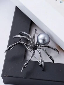 1/2pcs Spider Brooch Pin, Halloween Costume Metal Jewelry For Men/Women Halloween Decoration - Multicolor - View 8