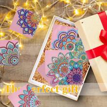 8Pcs Corner Bookmarks, Portable 5D DIY Diamond Art Page Bookmarks, Corner Books Marker Clip Book Lovers Gifts For Craft Women Girls Kids Beginner Reading Crafts Kit - A - 查看 4