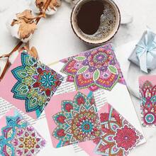 8Pcs Corner Bookmarks, Portable 5D DIY Diamond Art Page Bookmarks, Corner Books Marker Clip Book Lovers Gifts For Craft Women Girls Kids Beginner Reading Crafts Kit - A - 查看 5