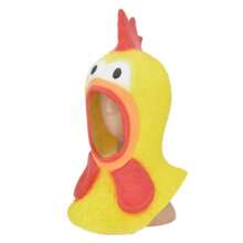 Máscara de animal que cubre toda la cara, máscara de mono, disfraz de máscara de gorila para fiesta de disfraces, accesorios de disfraz de fiesta de Halloween - gallo, vaca, león, tigre, paloma, ratón, rana, koala, dinosaurio, loro, pato amarillo, Navidad