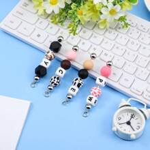 20入組空白可織珠鎖匙扣棒，金屬DIY可織珠鎖匙扣棒，適用於吊墜製作，珠寶工藝用品 - 鑰匙扣桿子 - 查看 5