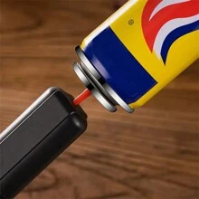 1300℃ Jet Flame Gas Lighter 360 Degree Inverted Turbo Torch Lighter Refillable Butane Kitchen BBQ Ignition Gun Windproof Lighter Black No Butane Gas Plastic Material - Green - View 6