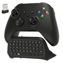 1入Xbox Series X/S/One/One S用控制器鍵盤，帶無線聊天鍵盤遊戲密碼鍵盤，附帶USB接收器、內置揚聲器和3.5毫米音頻接口的配件 - 黑色 - 查看 7