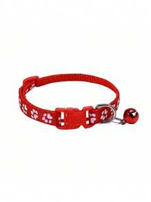 Collares reflejantes para mascotas (gatos y perros) con lazo ajustable en forma de campana, correa universal
