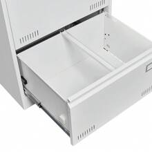 2 Drawer Metal Lateral File Cabinet With Lock,Office Vertical Files Cabinet For Home Office/Legal/Letter/A4,Locking Metal File Cabinet,Assembly Required (Black,With 2 Drawer)
