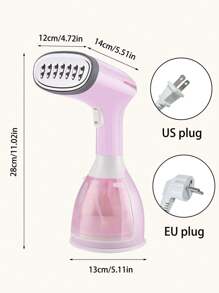 Portable 2-In-1 Handheld Steam Clothes Steamer,Fast Heating, Powerful Penetrating Steam, Large Removable Tank, Sterilizes And Removes Odors - Ideal For Home, Travel, And Business 15s Fast Heat-Up