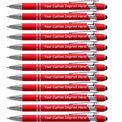 Penna personalizzata con penna per scrittura a mano - Tradizionale - Penna con stampa del nome in metallo personalizzata con inchiostro nero - Stampata con logo o messaggio - Idea regalo raffinata - 6/12 pezzi per confezione Decorazione della stanza Multifunzionale, sigillo, riutilizzabile, ornamentale Raffinata, elegante, alla moda, moderna, contratta Blu reale, rosso borgogna, verde Unica, personalizzata Tesori invernali, moda invernale, regalo di Natale, decorazioni natalizie, regali di Natale personalizzati, regali personalizzati per donne/uomini Regali ideali per lui Famiglia, amici, bambini, studenti, lei Per anniversari, per compleanni, per matrimoni, per autunno/inverno, per la scuola, regalo unico, perfetto per la decorazione della casa, decorazione per ufficio