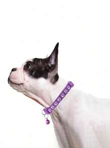 Collares reflejantes para mascotas (gatos y perros) con lazo ajustable en forma de campana, correa universal