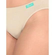 Pantaleta Dama Corte Frances calzón ropa interior Sexy Body Siluette Modelo 2525 - Beis - Ver 4