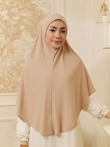 1 件女士大号便捷头巾，吸汗即戴式即时头巾 - 彩色 - 查看 1