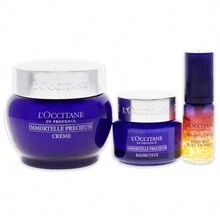 L'Occitane Immortelle Reset And Precious Dynamic Youth Set By  For Unisex - 3 Pc 0.16oz Overnight Reset Oil-In-Serum, 0.5oz Precious Eye Balm, 1.7oz Precious Cream - 彩色 - 查看 3