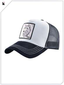 KKISSBAOBEI 1 chiếc mũ bóng chày thêu hình động vật có thể điều chỉnh thoáng khí dành cho cả nam và nữ, thích hợp sử dụng hàng ngày và chơi thể thao - Nhiều màu - Xem 10